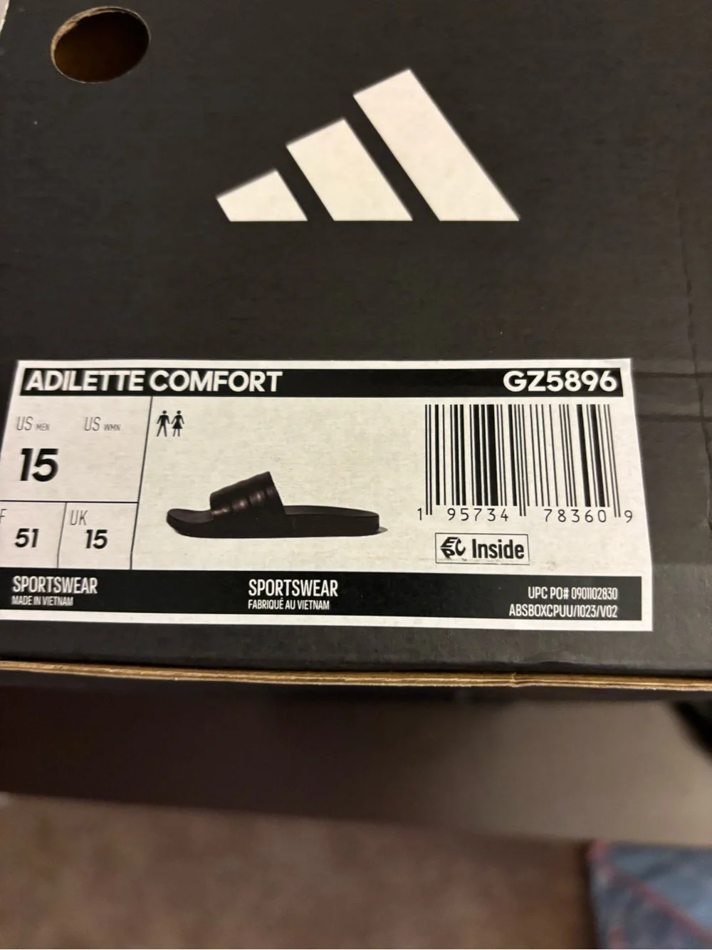 Adidas comfortable slip